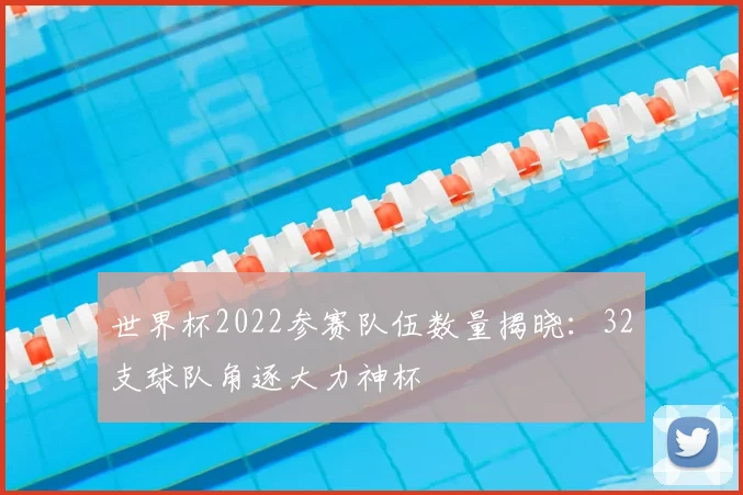世界杯2022参赛队伍数量揭晓：32支球队角逐大力神杯